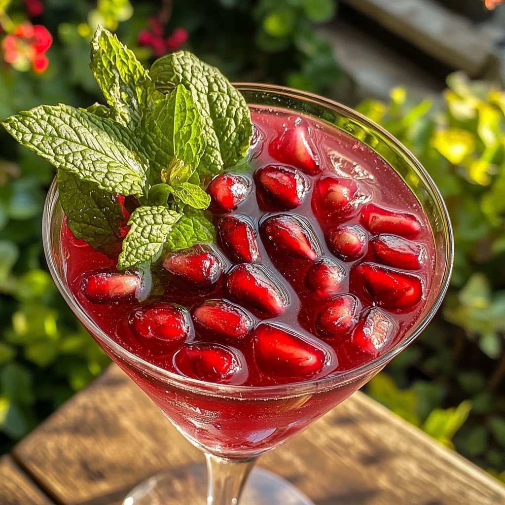 Pomegranate Martini Alcohol-Free