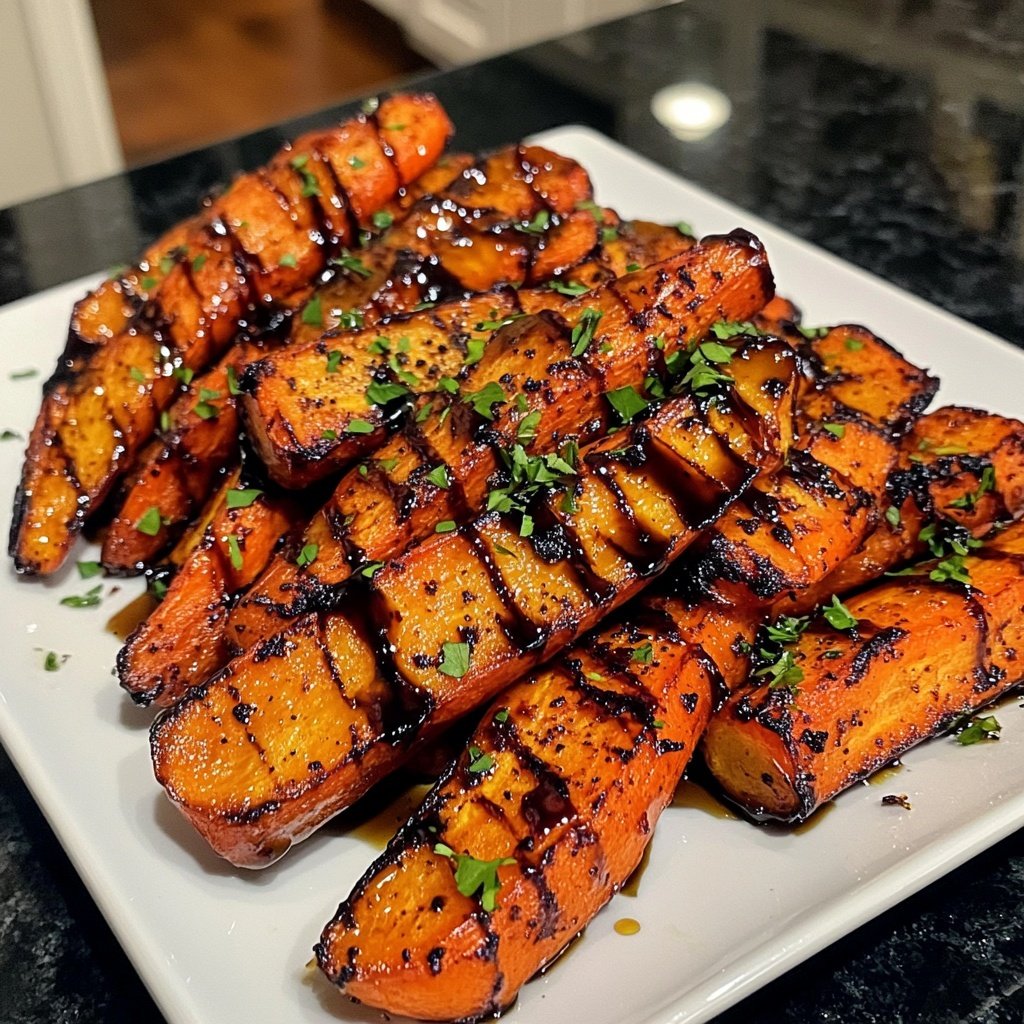 Honey Balsamic Roasted Carrots