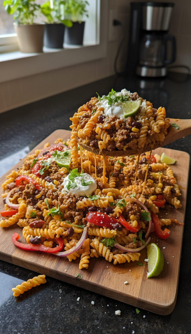 Taco-Inspired Pasta Primavera