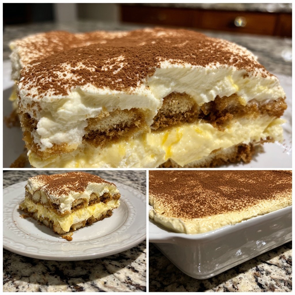 Limoncello Tiramisu with Mascarpone Cream