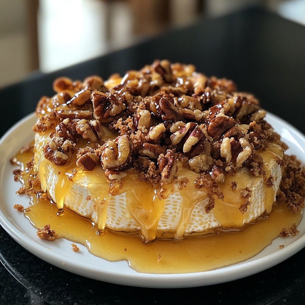 Baked Brie Honey Walnut