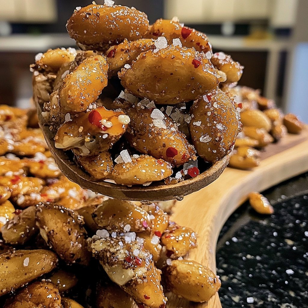 Sweet, Salty, Spicy Party Nuts