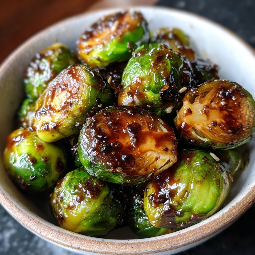 Sweet and Tangy Balsamic Glaze for Brussels Sprouts​