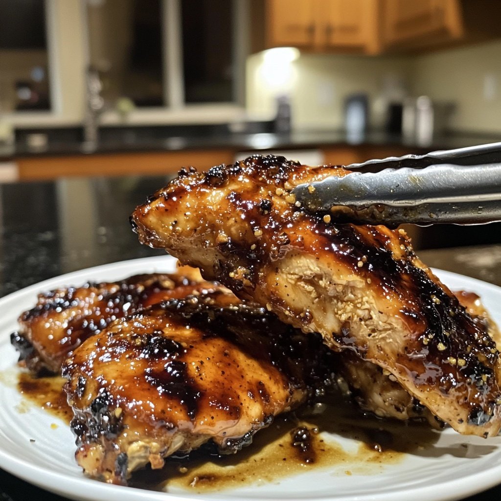 Cherry Balsamic Glazed Chicken