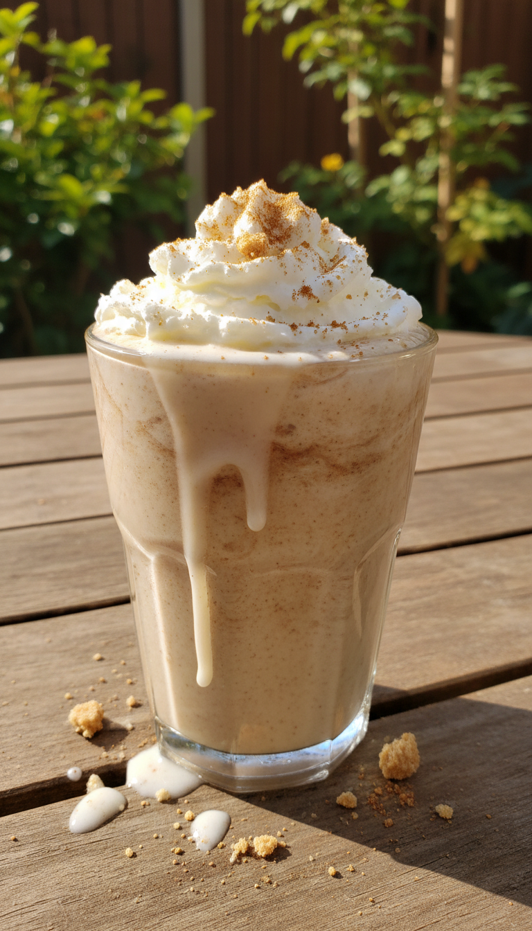 Cinnamon Roll Smoothie Delight