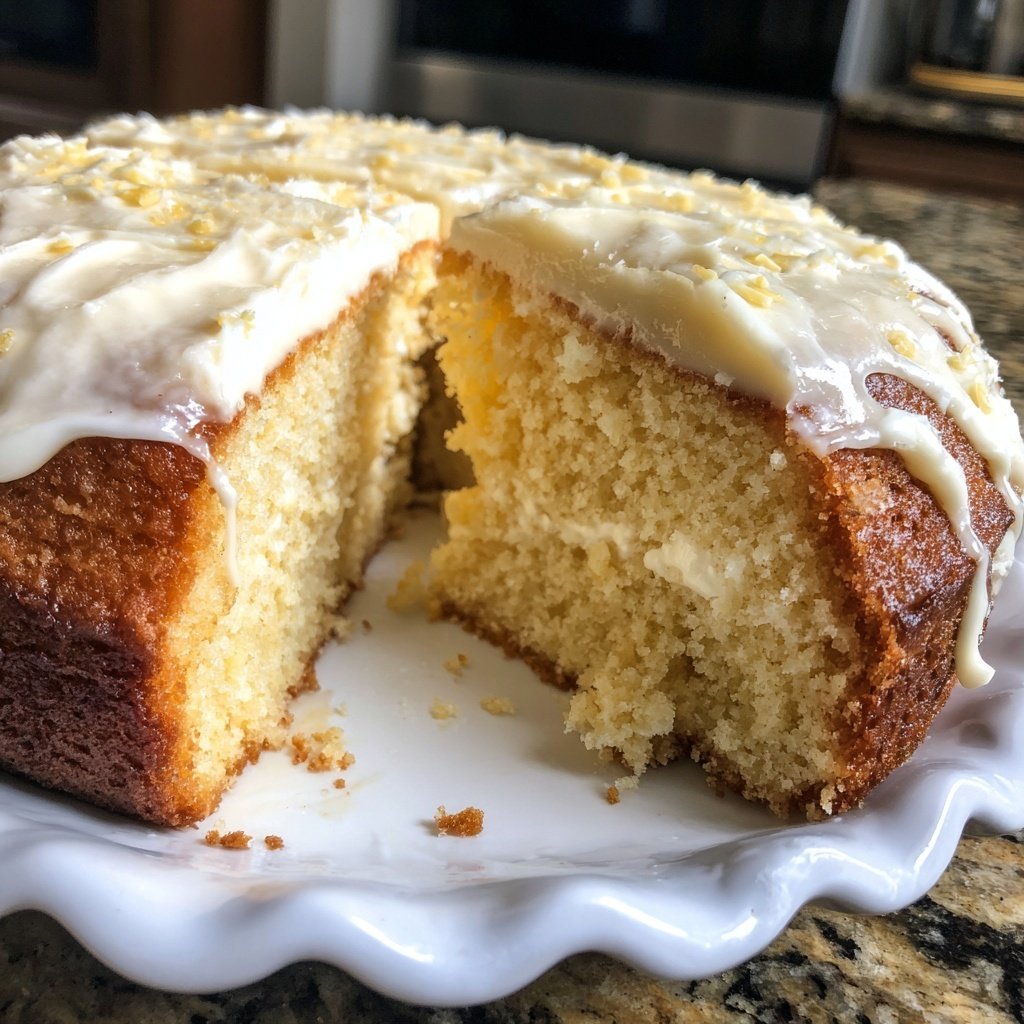 Classic Moist Vanilla Butter Cake