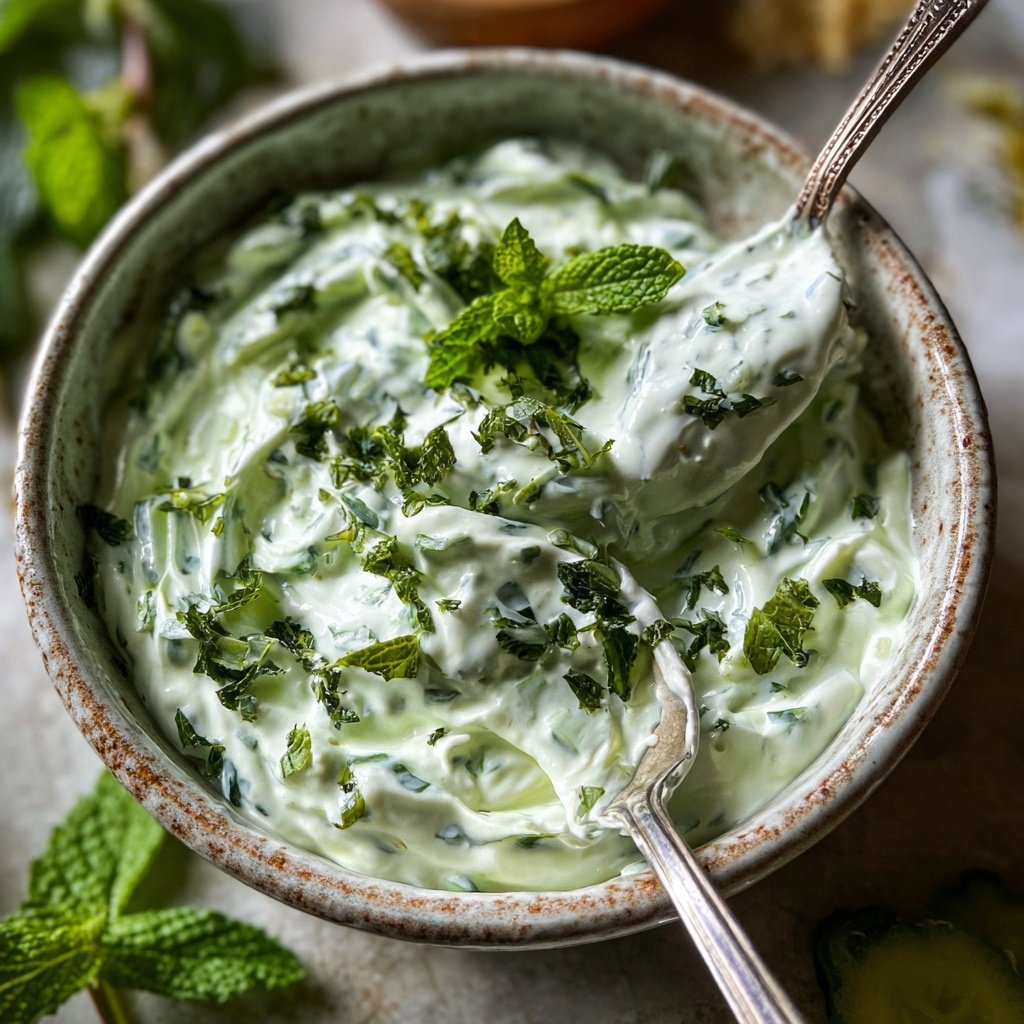 Cucumber Mint Yogurt Dressing