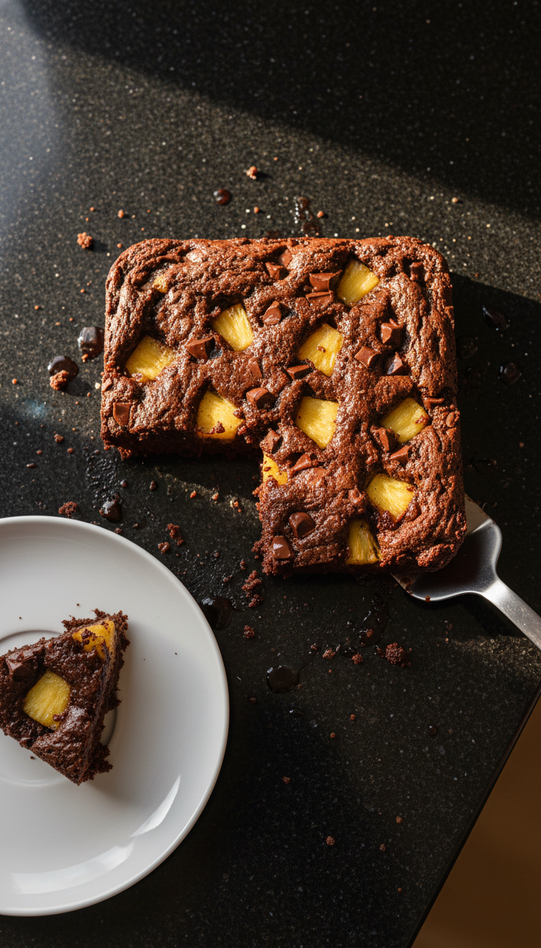 Pineapple Brownie Delight