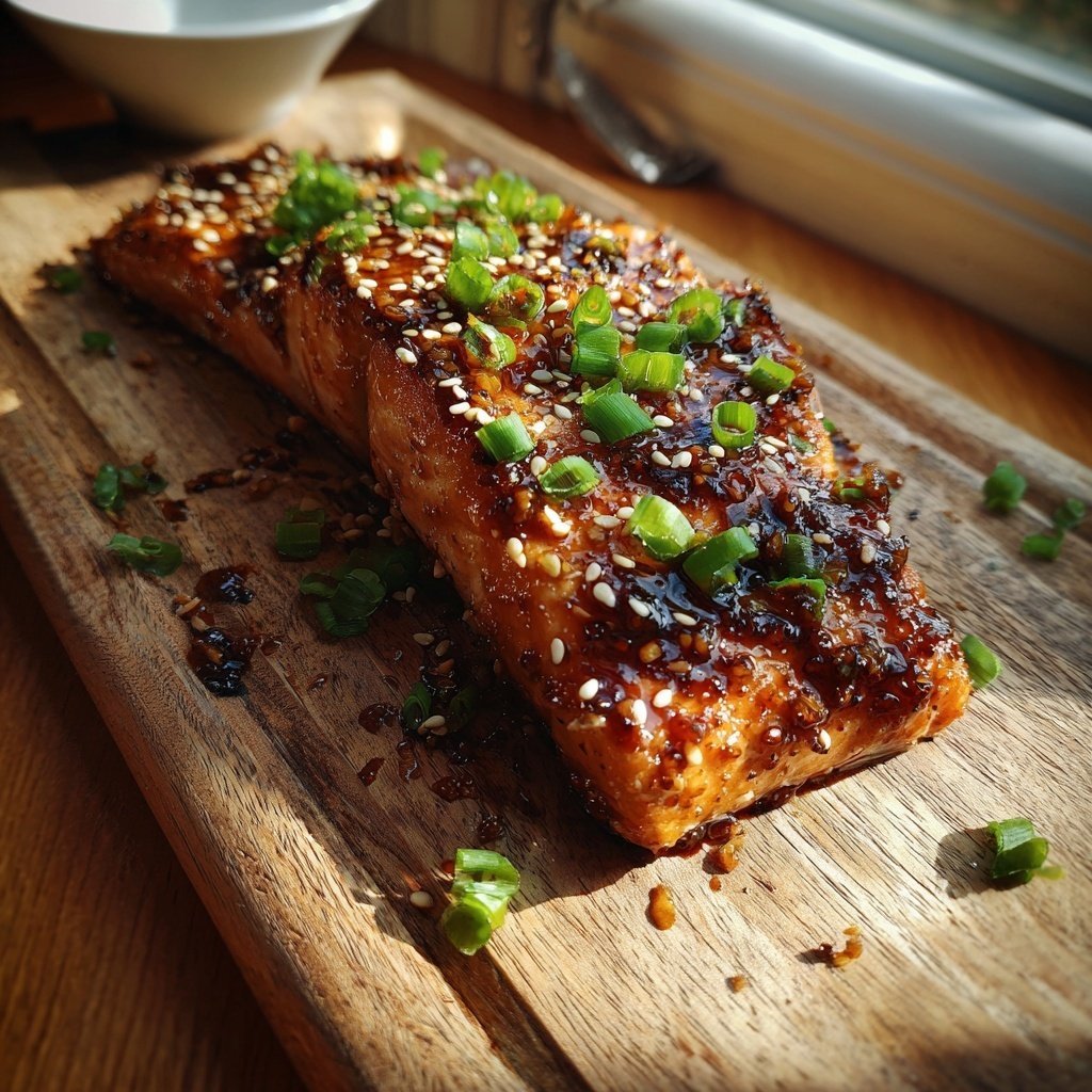 Ginger Soy Glazed Salmon