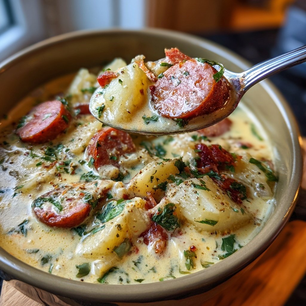 Kielbasa Potato Soup