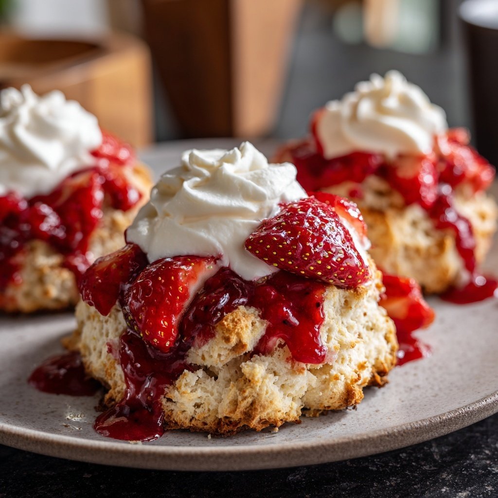 Gluten-Free Strawberry Shortcake Biscuits