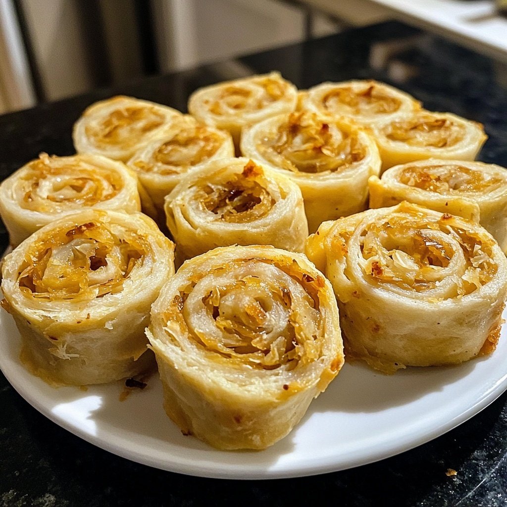 Sauerkraut Pinwheels