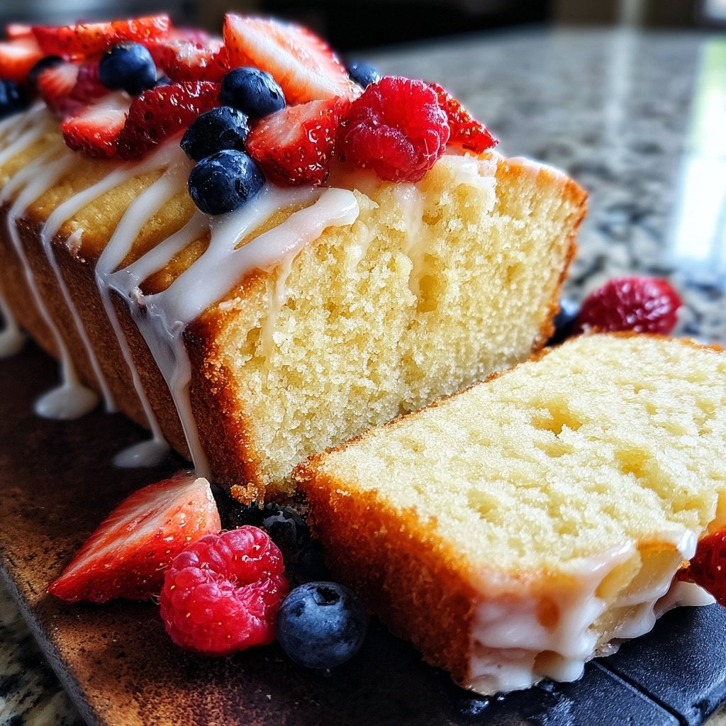 Easy Vanilla Pound Cake