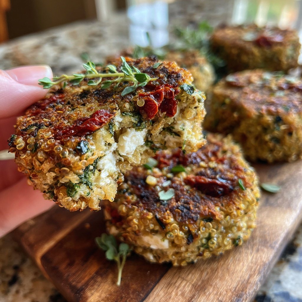 Mediterranean Quinoa Sliders