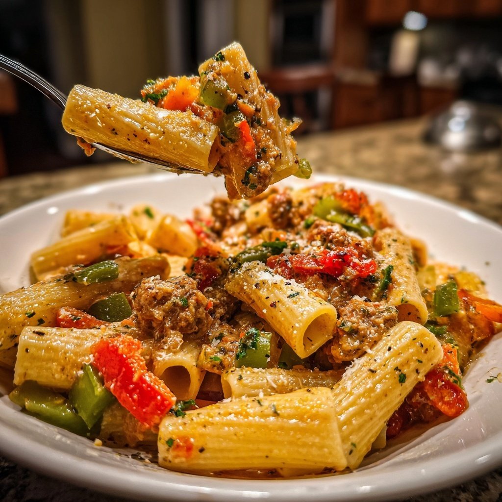 Easy Rigatoni Turkey Sausage Dinner